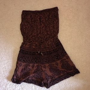 Strapless Romper - Size Small
